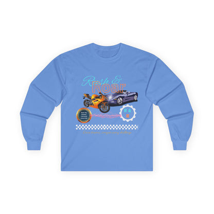 Drive & Roar Long Sleeve Tee - Car Enthusiast Gift