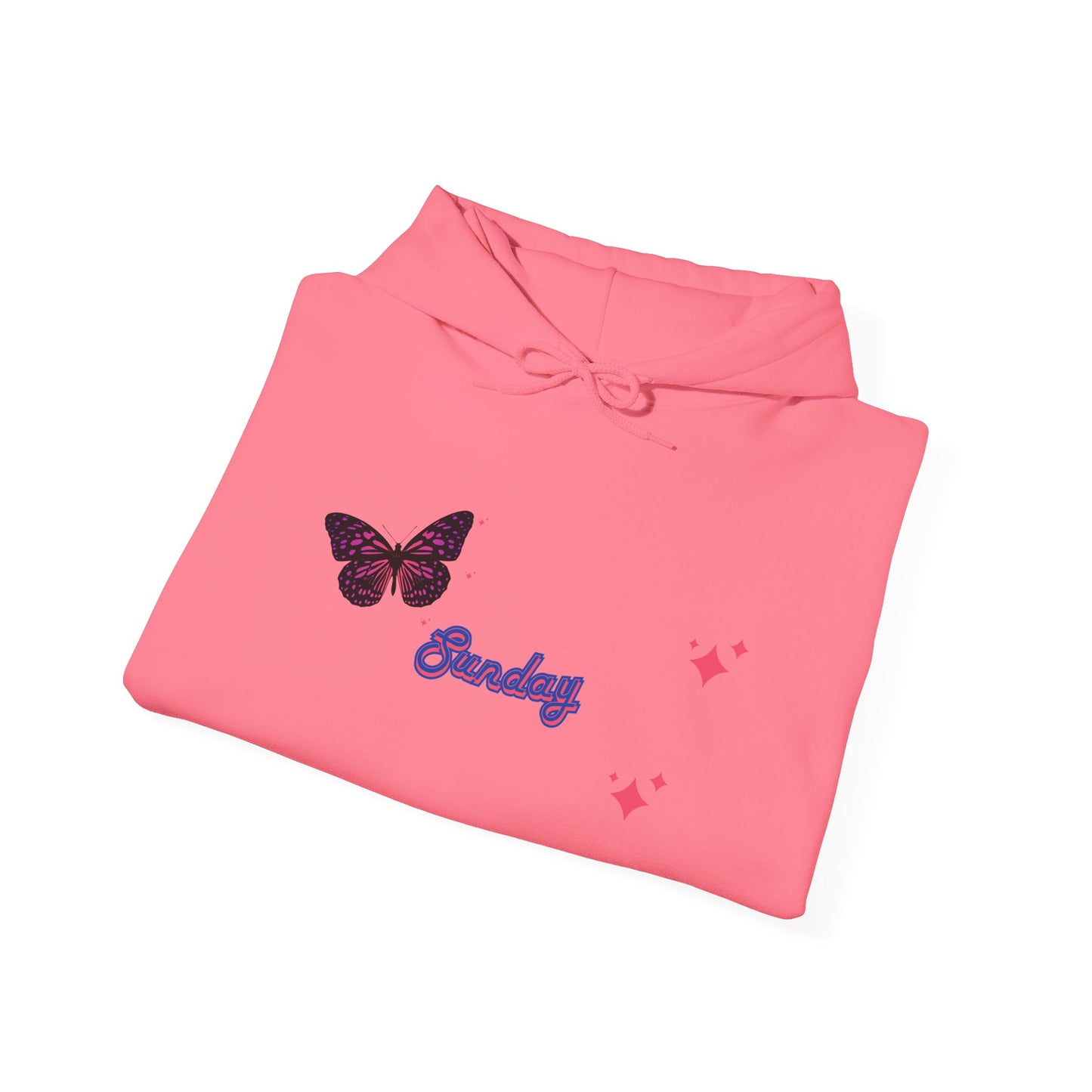 Butterfly Sunday Hoodie Sweatshirt For Women