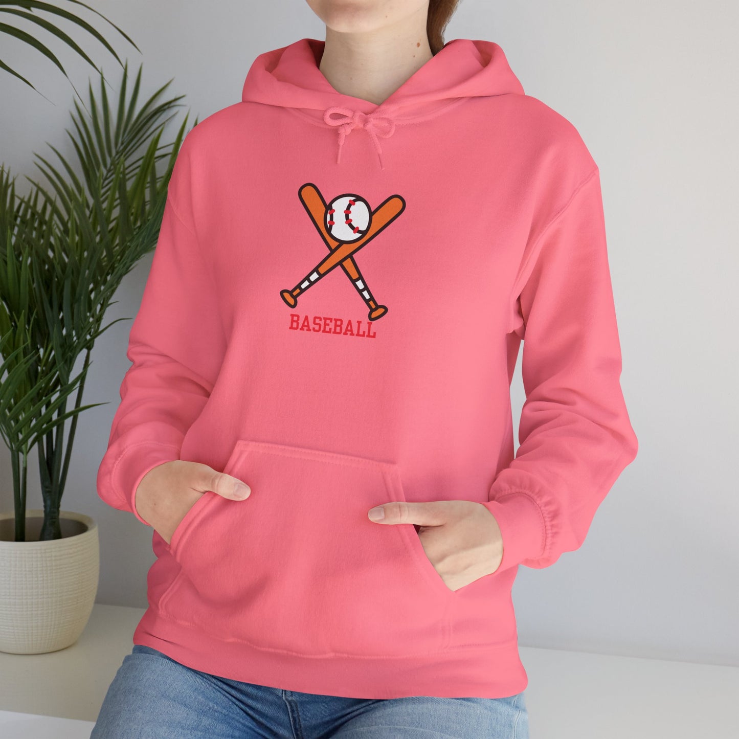 Women's Baseball Hoodie - Cozy Sports Sweatshirt for Baseball Lovers
