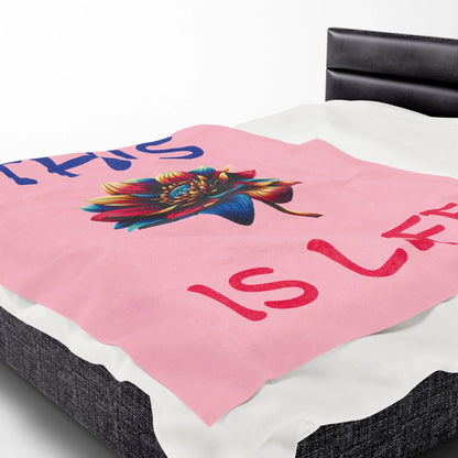 Soft and Cozy Velveteen Plush Blanket | Perfect for Home Decor, Gifts, Cozy Nights, Outdoor Picnics, and Relaxation - RizQ Life 