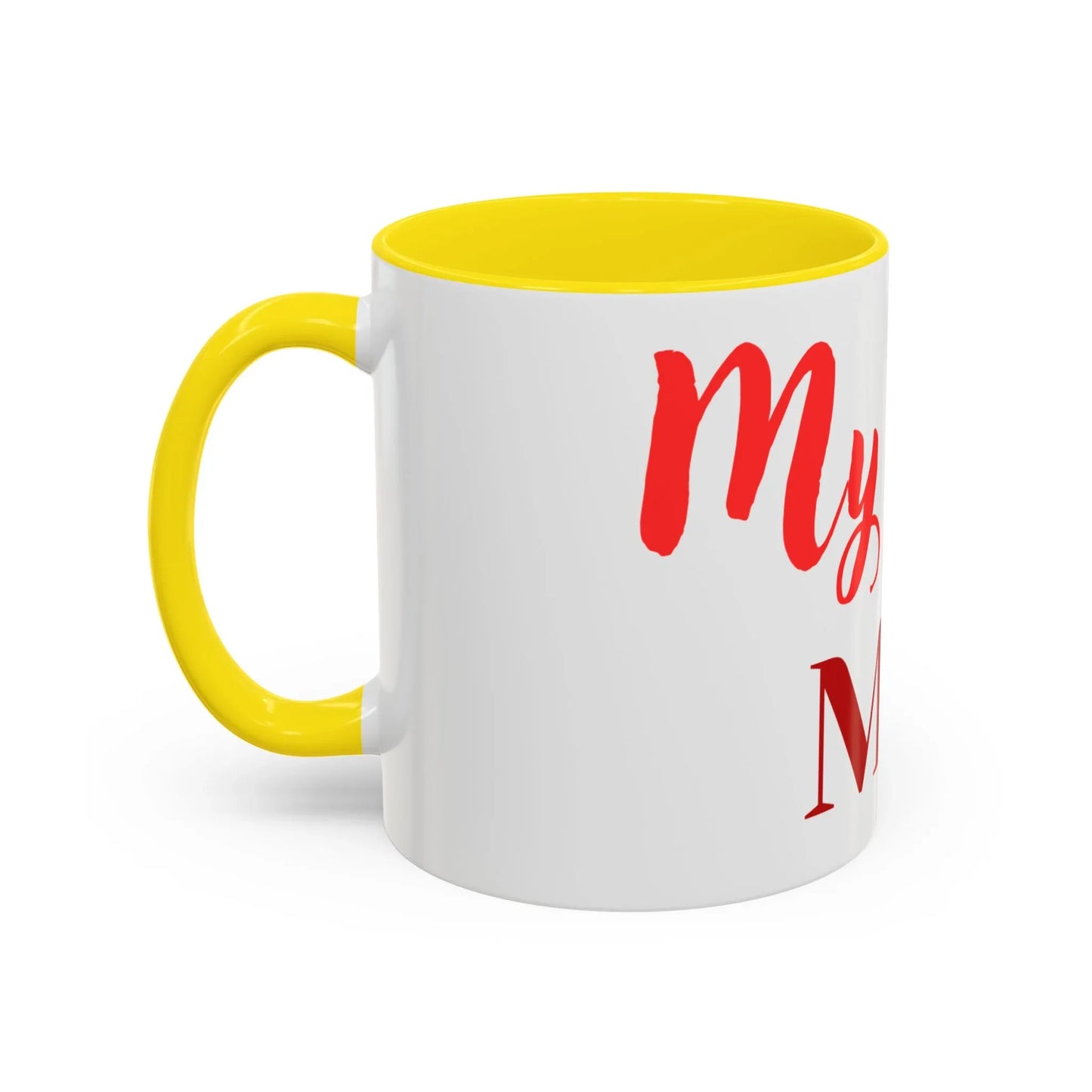 Gift for Mom l My Mom Accent Mug l Coffee or Tea Cup l Birthday & Mother’s Day - RizQ Life 