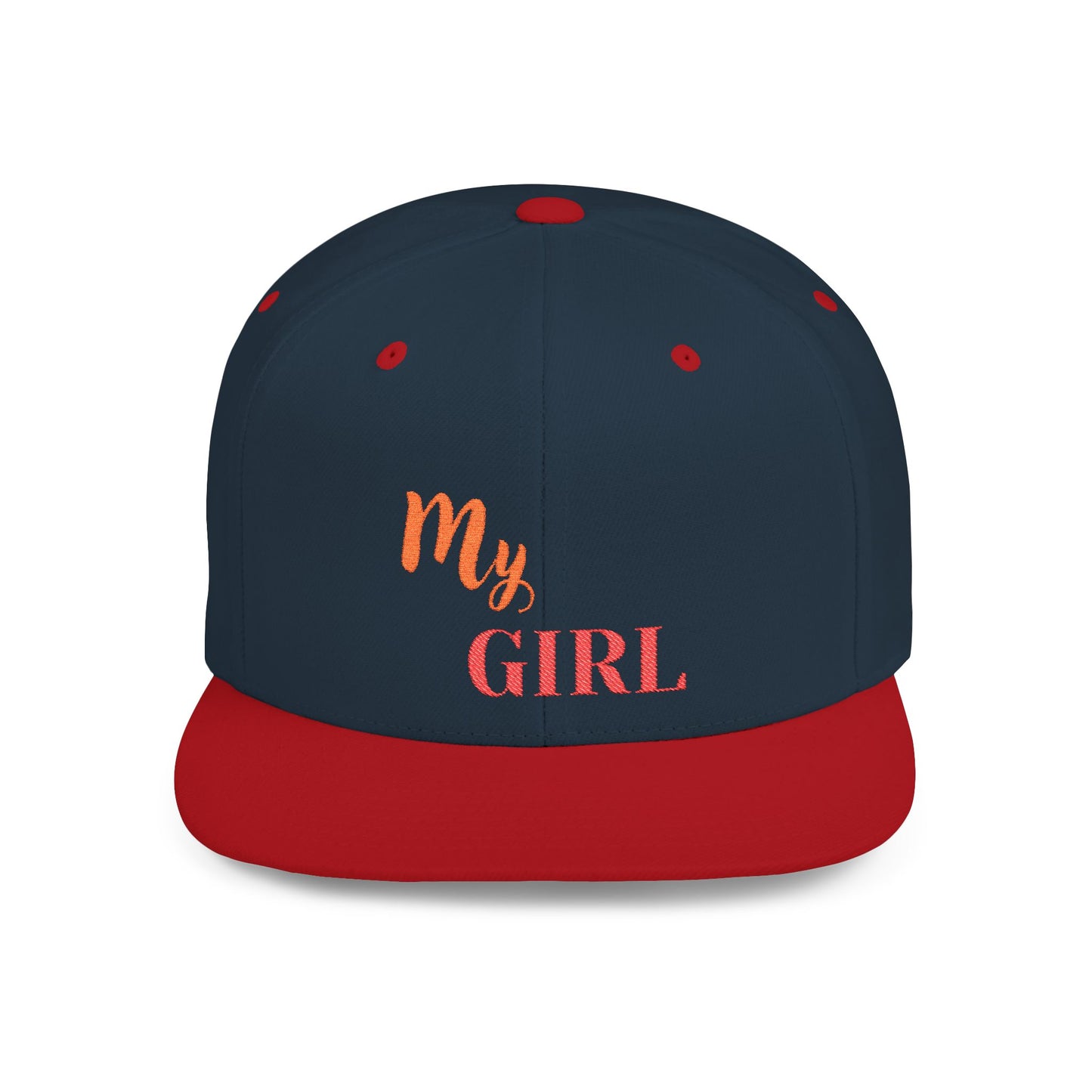 My Girl Snapback Cap – trendy adjustable flat bill hat for women & teens. Perfect for casual wear, festivals, and gifts.