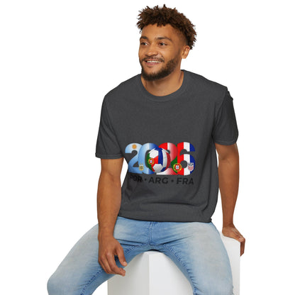 2026 Soccer Unisex Shirt | POR ARG FRA USA Football Tee