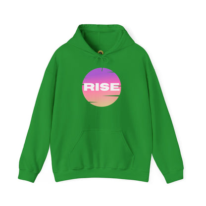Women's Rise Graphic Hoodie - Cozy & Inspirational Sweatshirt