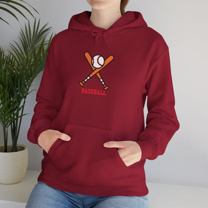 Women's Baseball Hoodie - Cozy Sports Sweatshirt for Baseball Lovers