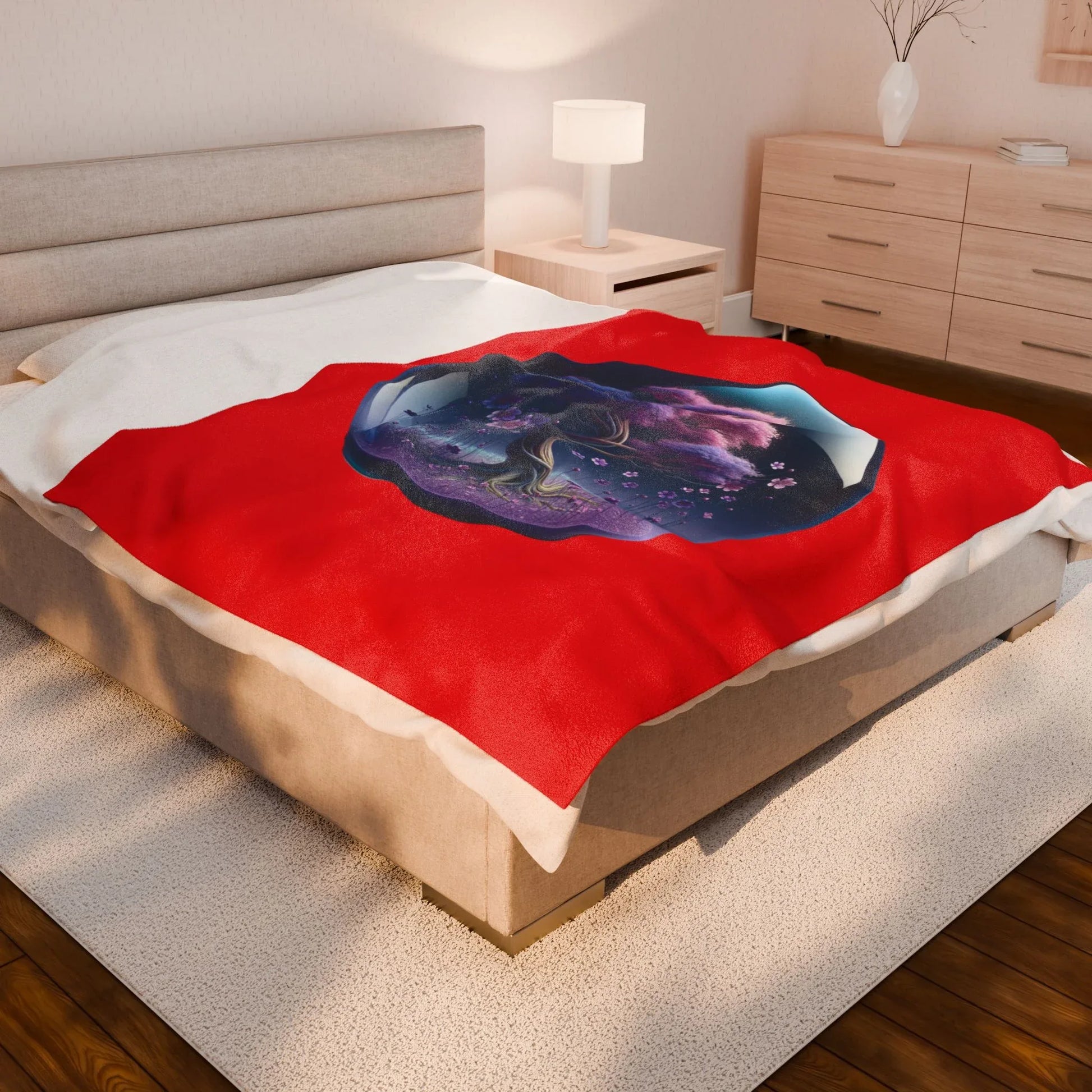 Cozy Velveteen Plush Blanket for Home, Perfect for Winter, Snuggling, Kids Room, Gifts, Holiday Decor - RizQ Life 