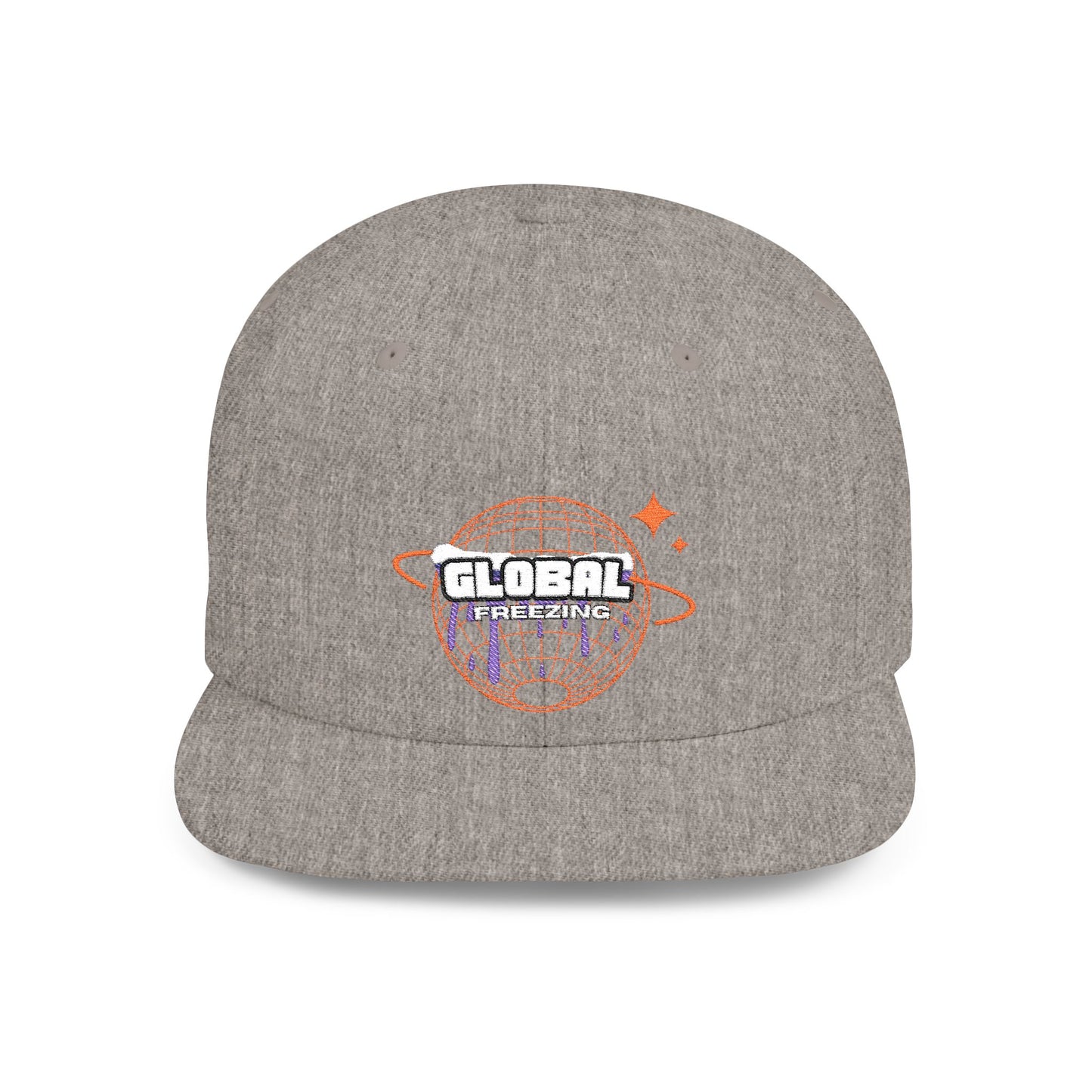 Casquette Snapback Global – casquette élégante à six panneaux ajustable pour hommes et femmes. Respirante, brodée et idéale comme cadeau ou pour un usage quotidien.