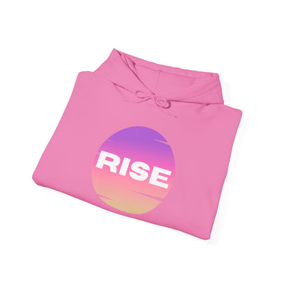Women's Rise Graphic Hoodie - Cozy & Inspirational Sweatshirt