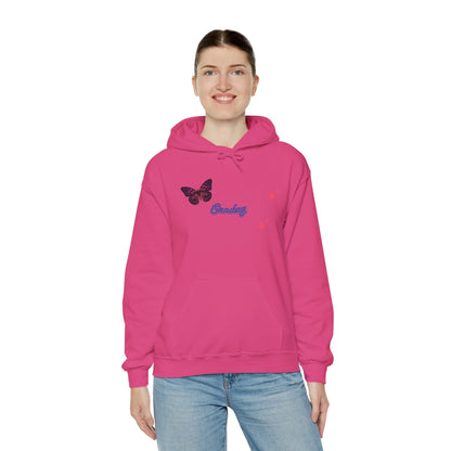 Butterfly Sunday Hoodie Sweatshirt For Women