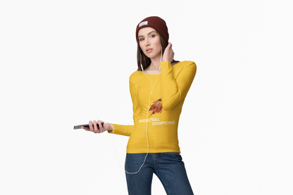 Basketball Champions Long Sleeve Tee - Unisex Cotton Shirt
