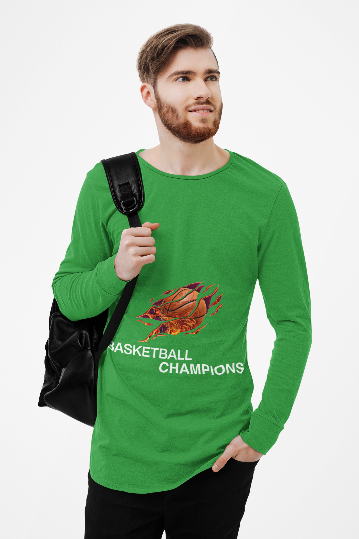 Basketball Champions Long Sleeve Tee - Unisex Cotton Shirt
