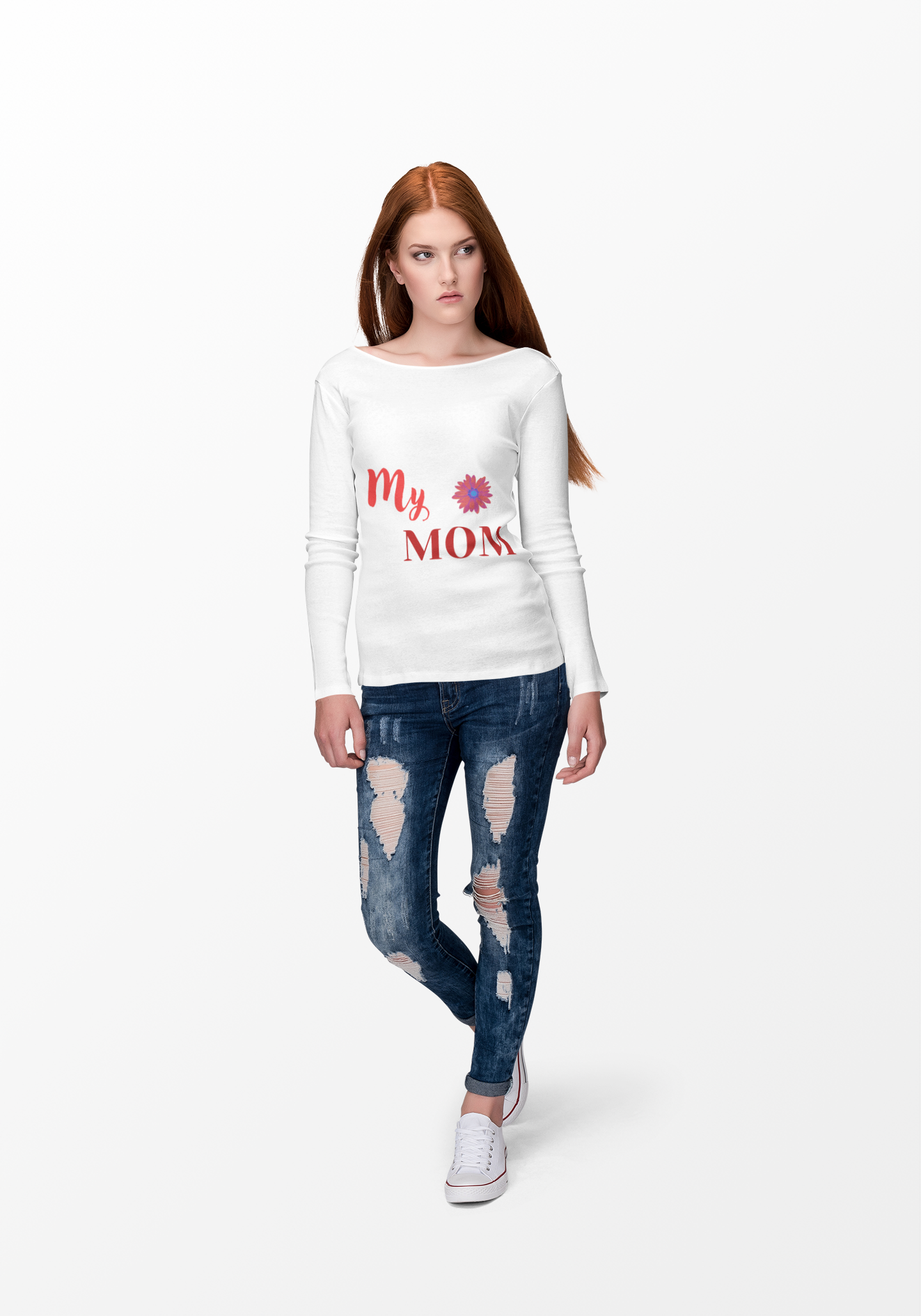Mom Everyday Wear Long Sleeve Tee