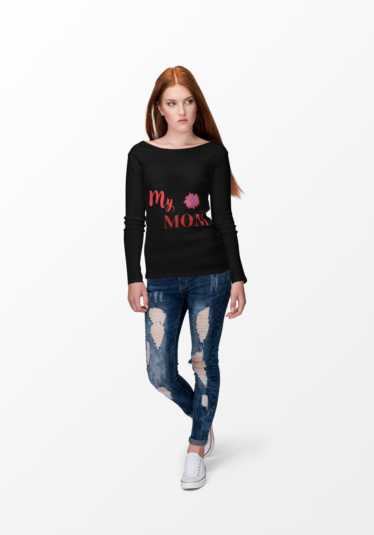 Mom Everyday Wear Long Sleeve Tee