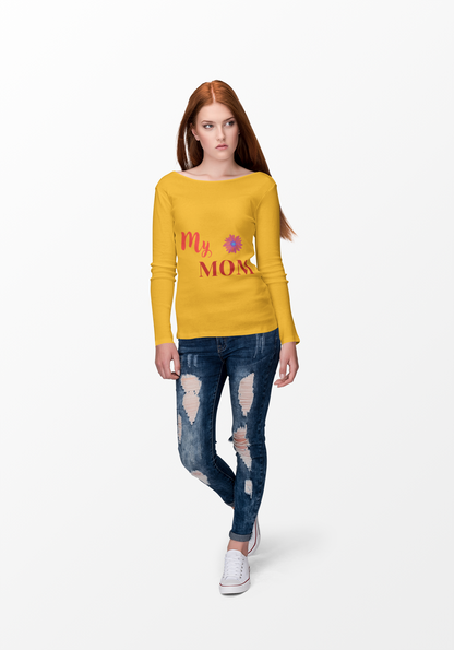 Mom Everyday Wear Long Sleeve Tee