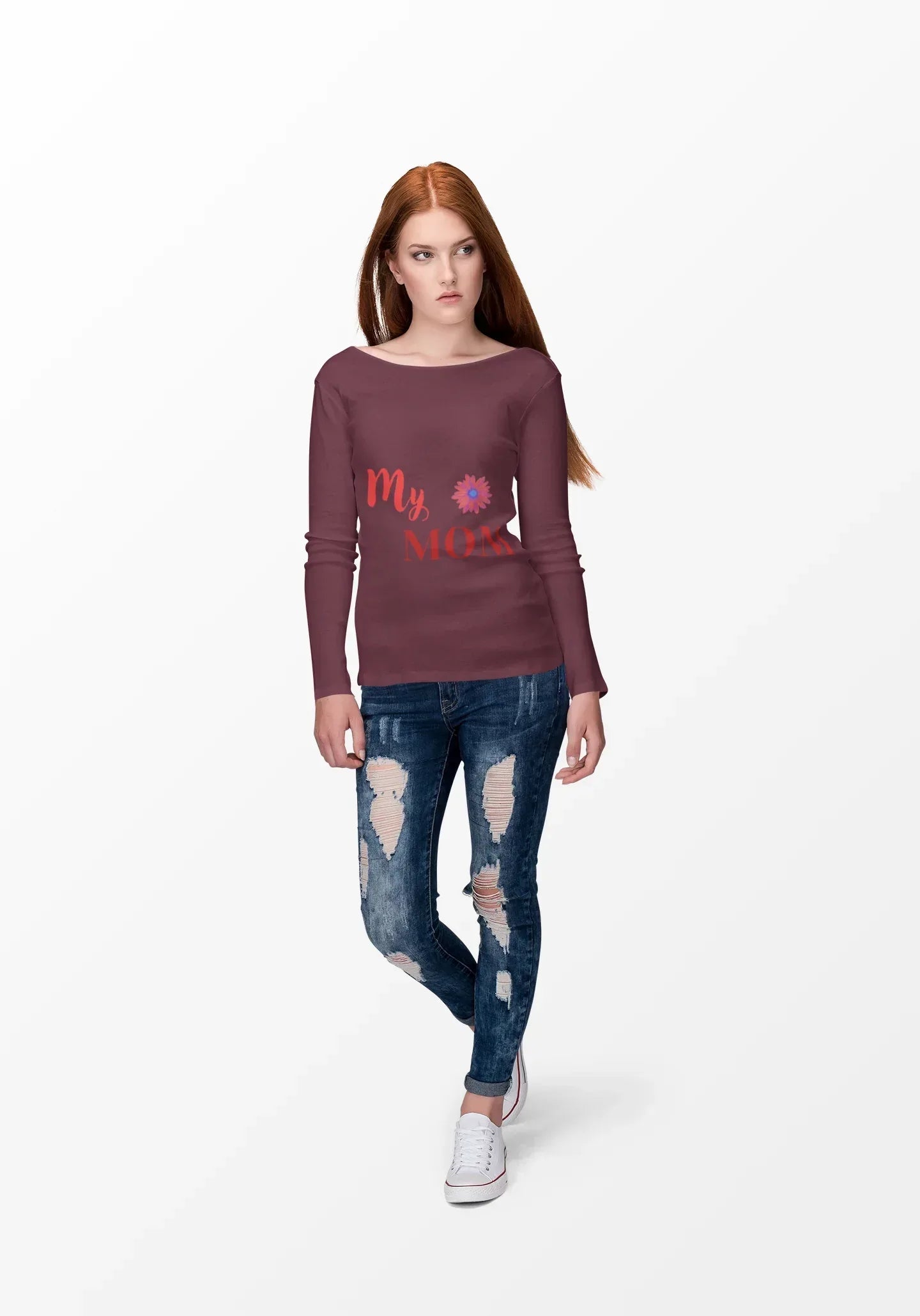Mom Everyday Wear Long Sleeve Tee - RizQ Life 
