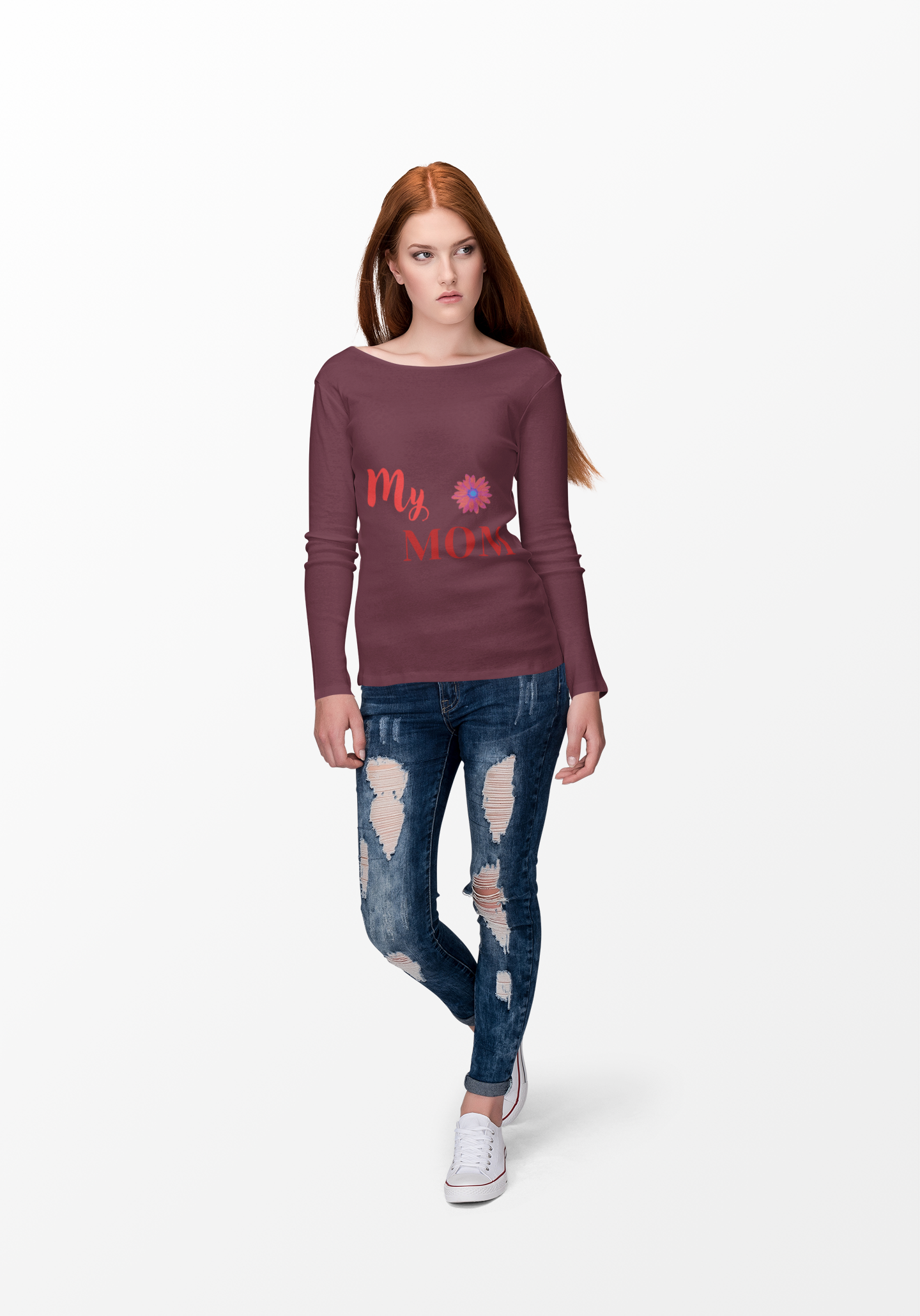 Mom Everyday Wear Long Sleeve Tee