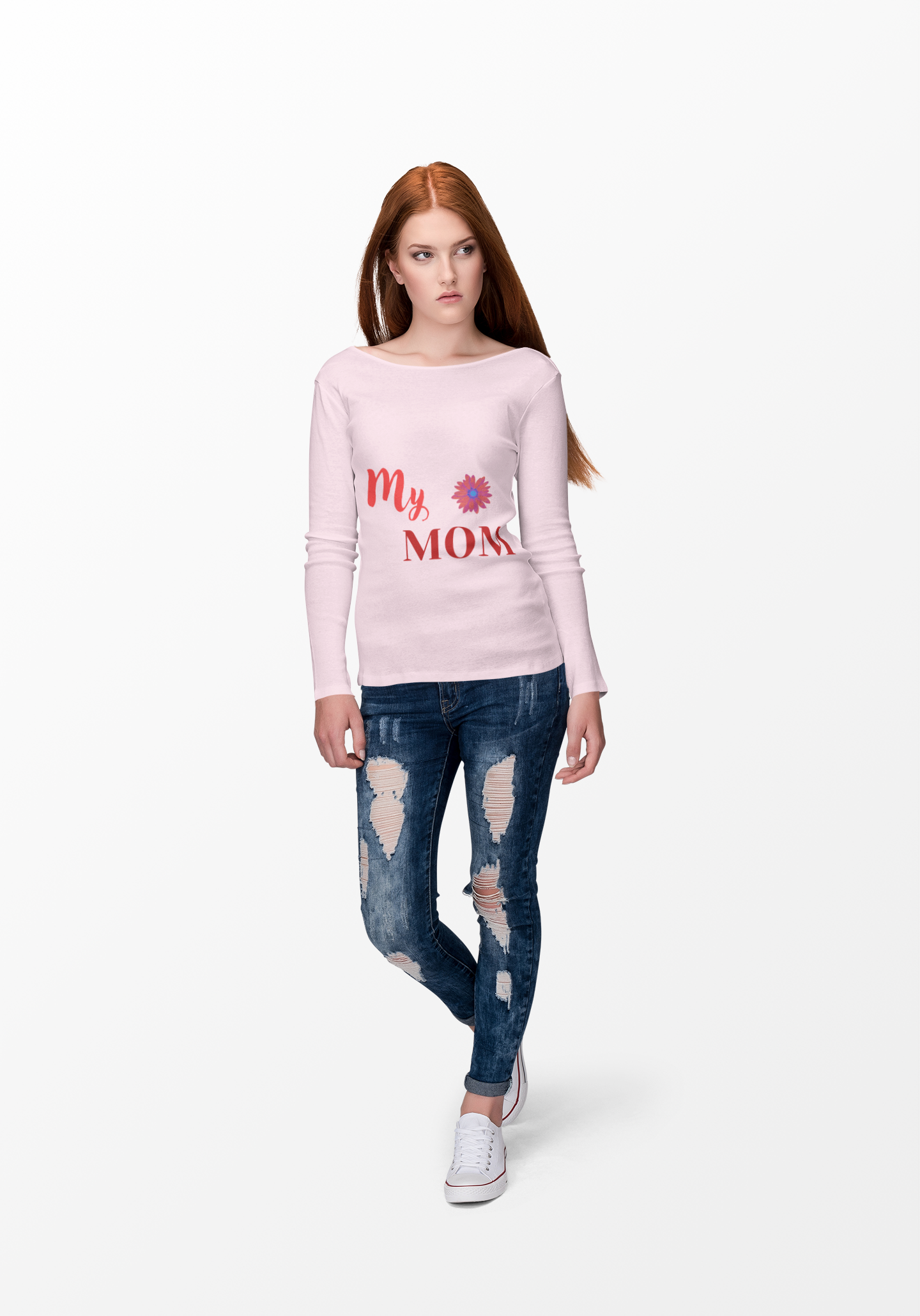 Mom Everyday Wear Long Sleeve Tee
