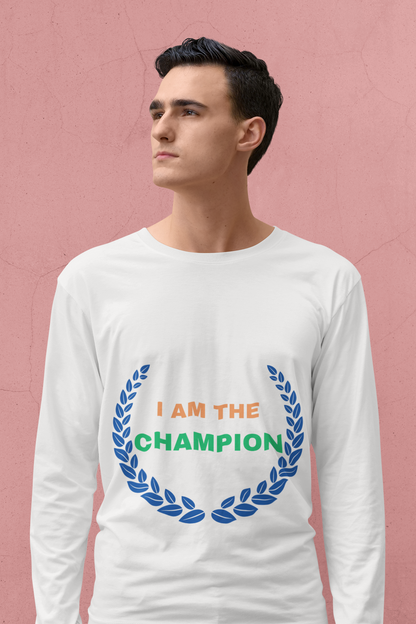 Motivational Quote Cotton Unisex Long Sleeve