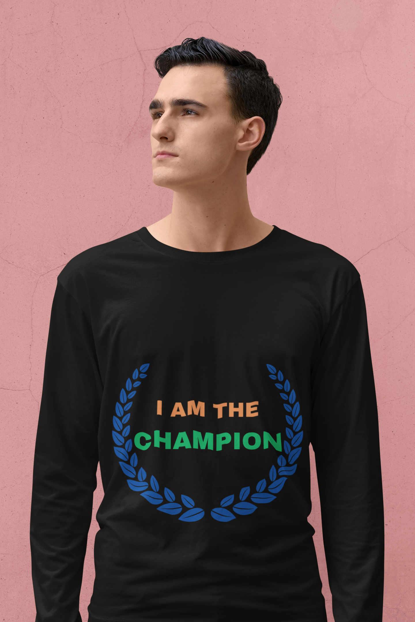 Motivational Quote Cotton Unisex Long Sleeve