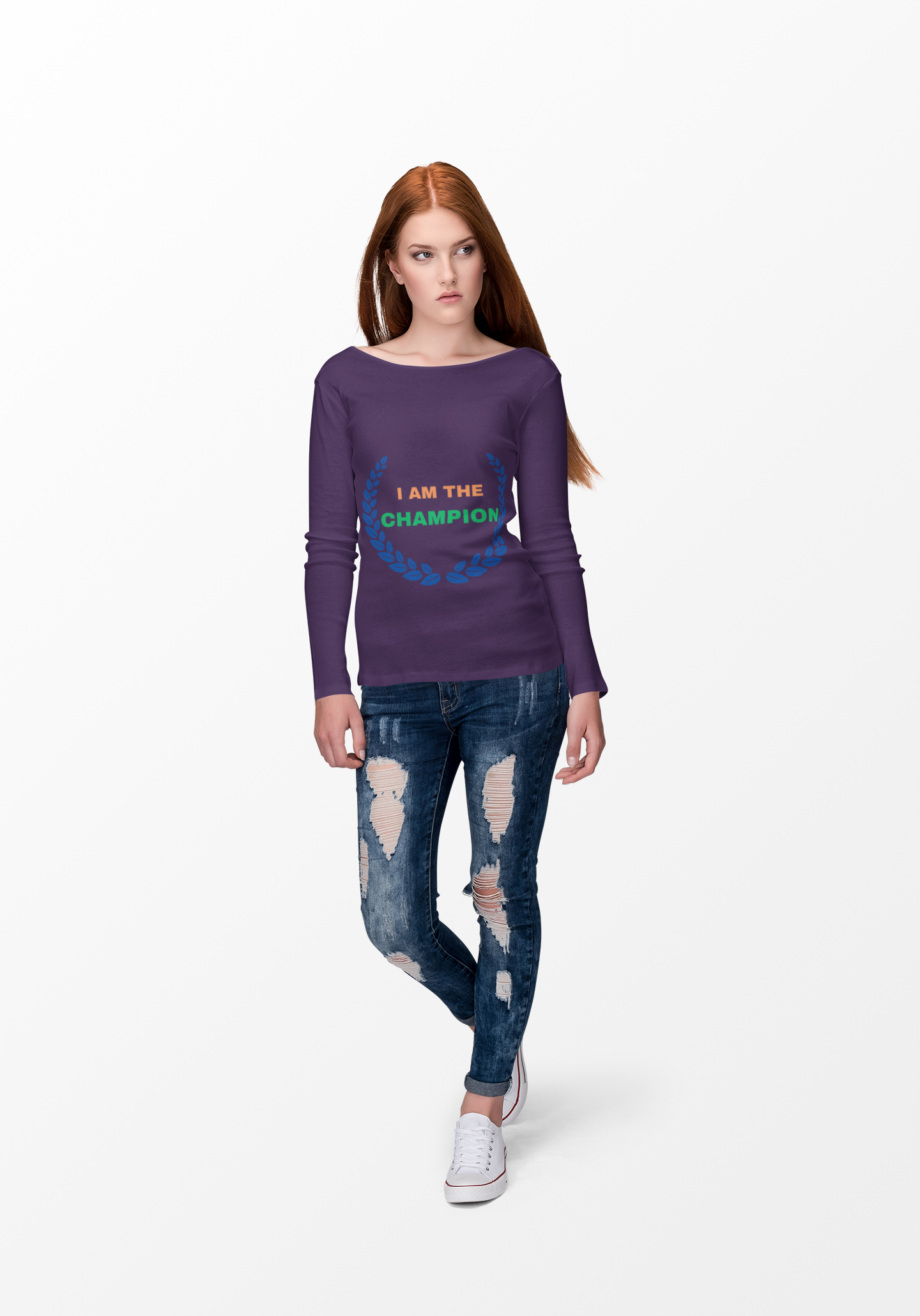 Motivational Quote Cotton Unisex Long Sleeve