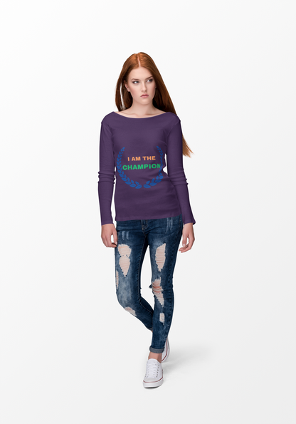 Motivational Quote Cotton Unisex Long Sleeve