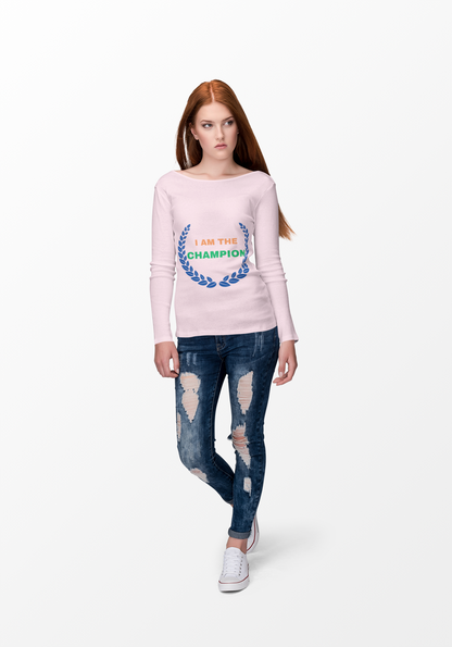 Motivational Quote Cotton Unisex Long Sleeve