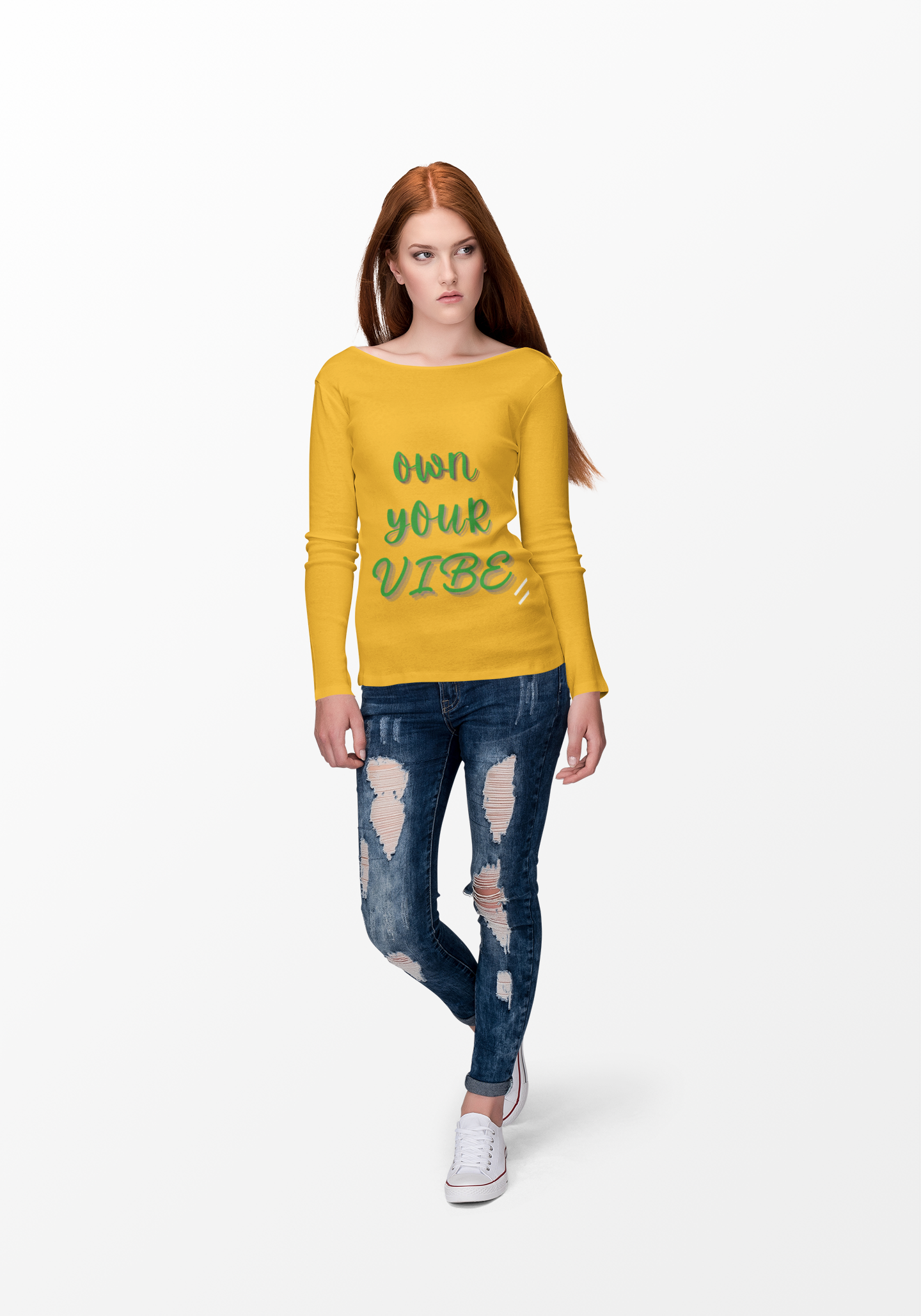 Positive Energy Everyday Cotton Long Sleeve Tee