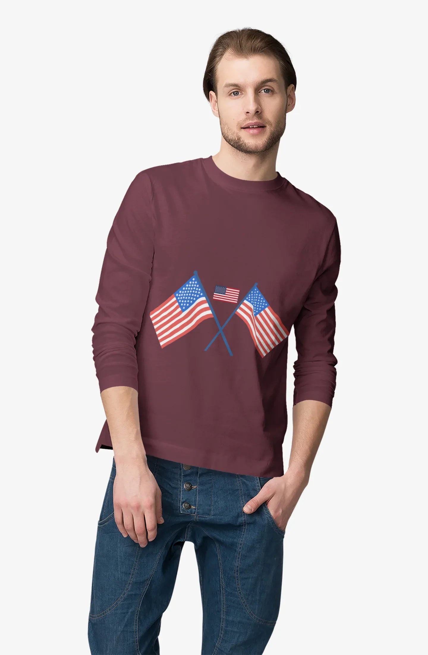 Women's Patriotic Long Sleeve Tee - RizQ Life 