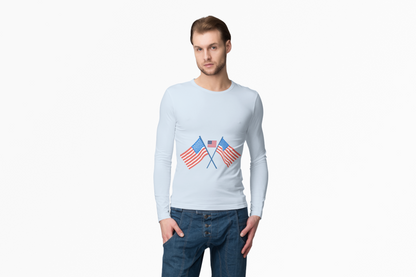 Women's Patriotic Long Sleeve Tee