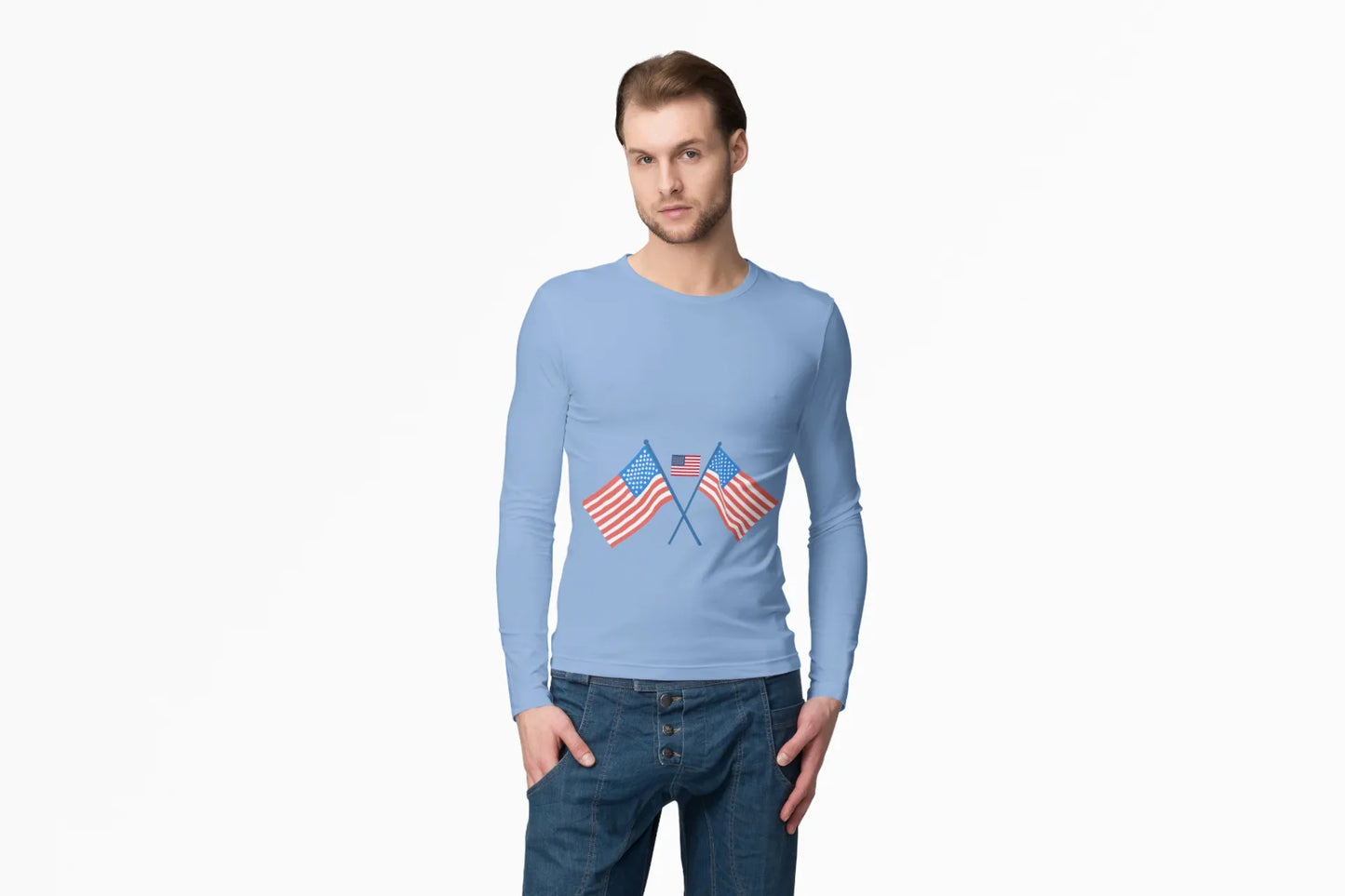 Women's Patriotic Long Sleeve Tee - RizQ Life 