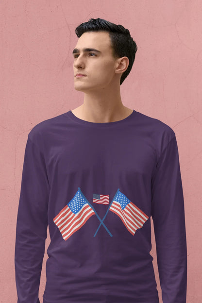 Women's Patriotic Long Sleeve Tee - RizQ Life 