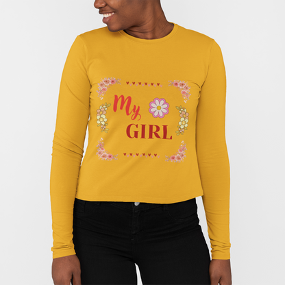 Floral Long Sleeve Tee - Warm and Cozy Moments Design