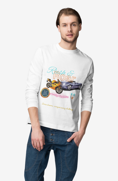 Drive & Roar Long Sleeve Tee - Car Enthusiast Gift