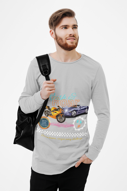 Drive & Roar Long Sleeve Tee - Car Enthusiast Gift
