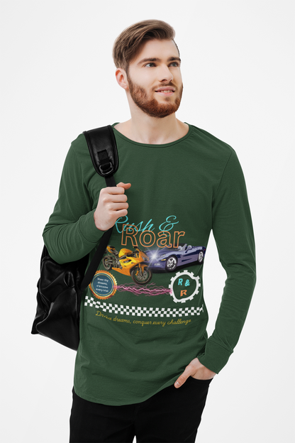 Drive & Roar Long Sleeve Tee - Car Enthusiast Gift
