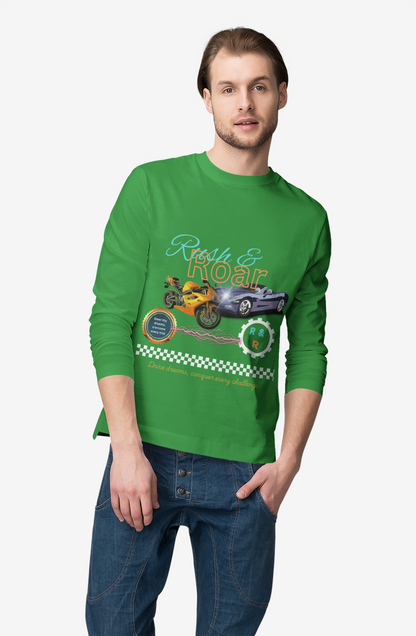 Drive & Roar Long Sleeve Tee - Car Enthusiast Gift