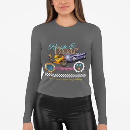 Drive & Roar Long Sleeve Tee - Car Enthusiast Gift