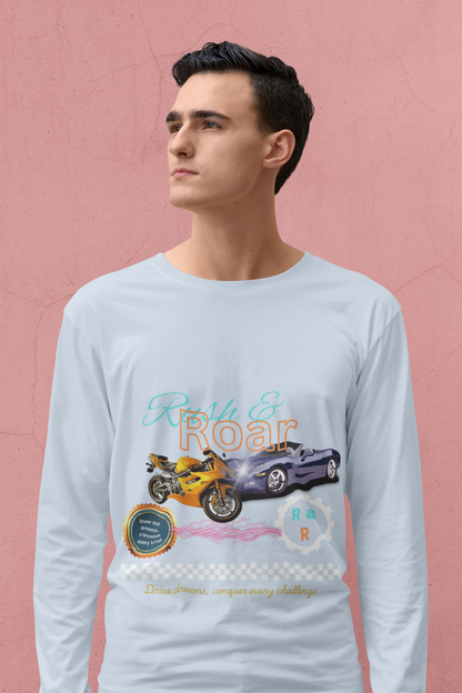 Drive & Roar Long Sleeve Tee - Car Enthusiast Gift