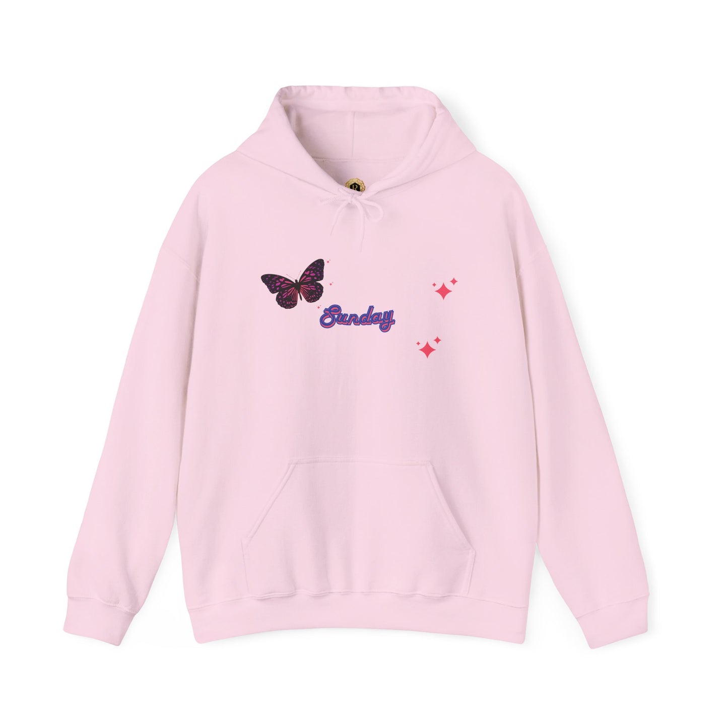 Butterfly Sunday Hoodie Sweatshirt For Women