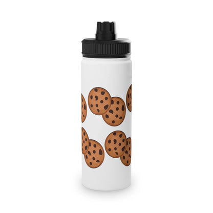 Cookie Pattern Stainless Steel Water Bottle - Perfect for Sports & Everyday Use - RizQ Life 