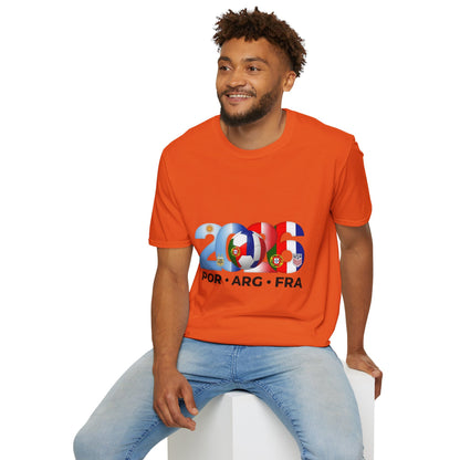 2026 Soccer Unisex Shirt | POR ARG FRA USA Football Tee