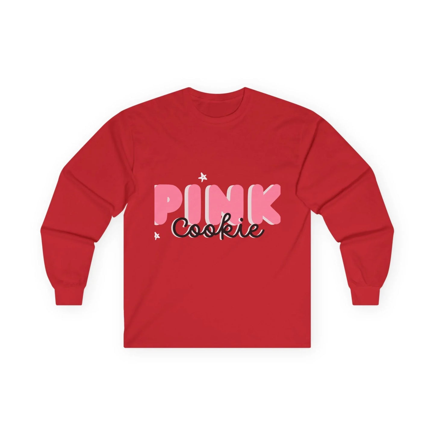 Pink Cookie Long Sleeve Tee - Sweet Treat Vibe - RizQ Life 