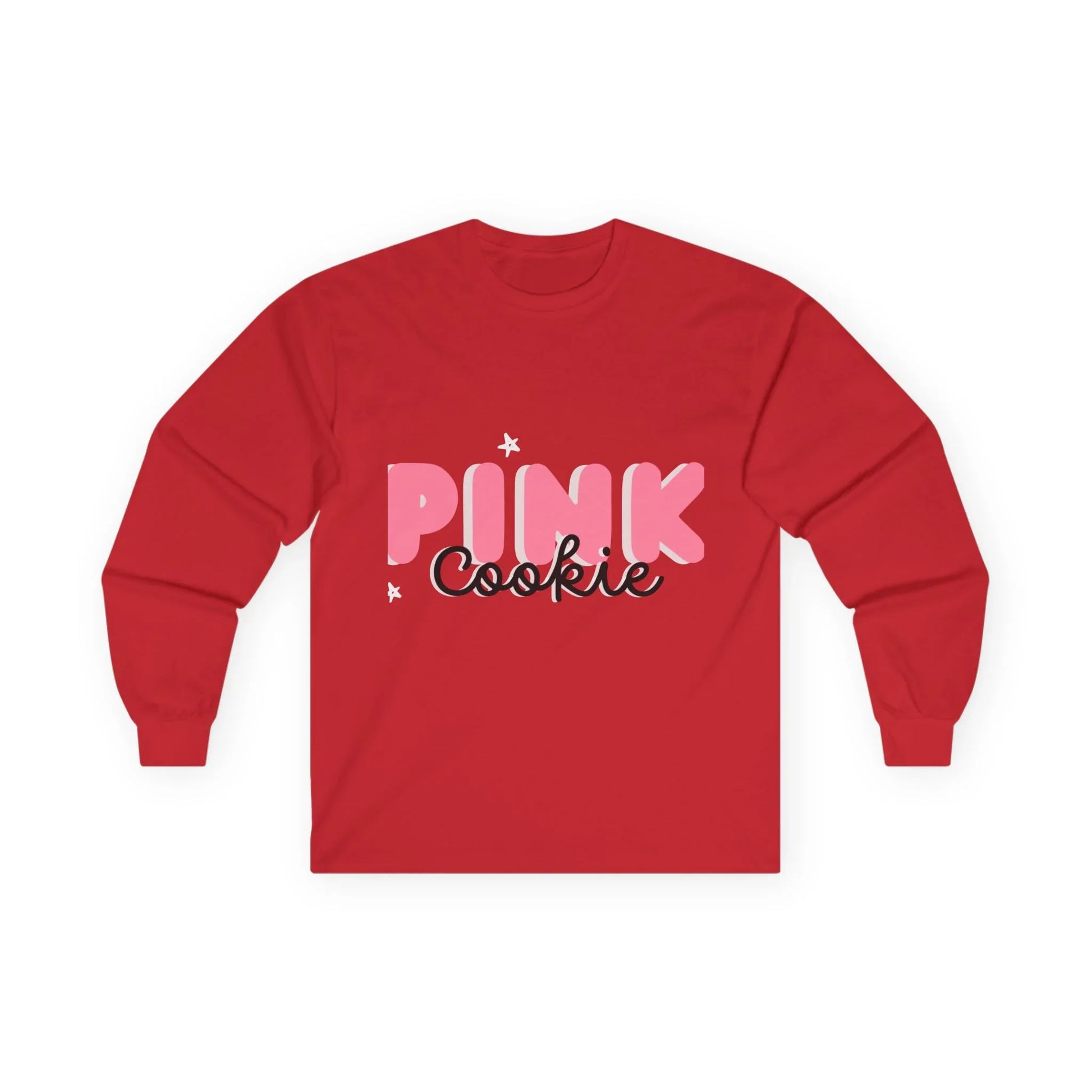 Pink Cookie Long Sleeve Tee - Sweet Treat Vibe - RizQ Life 