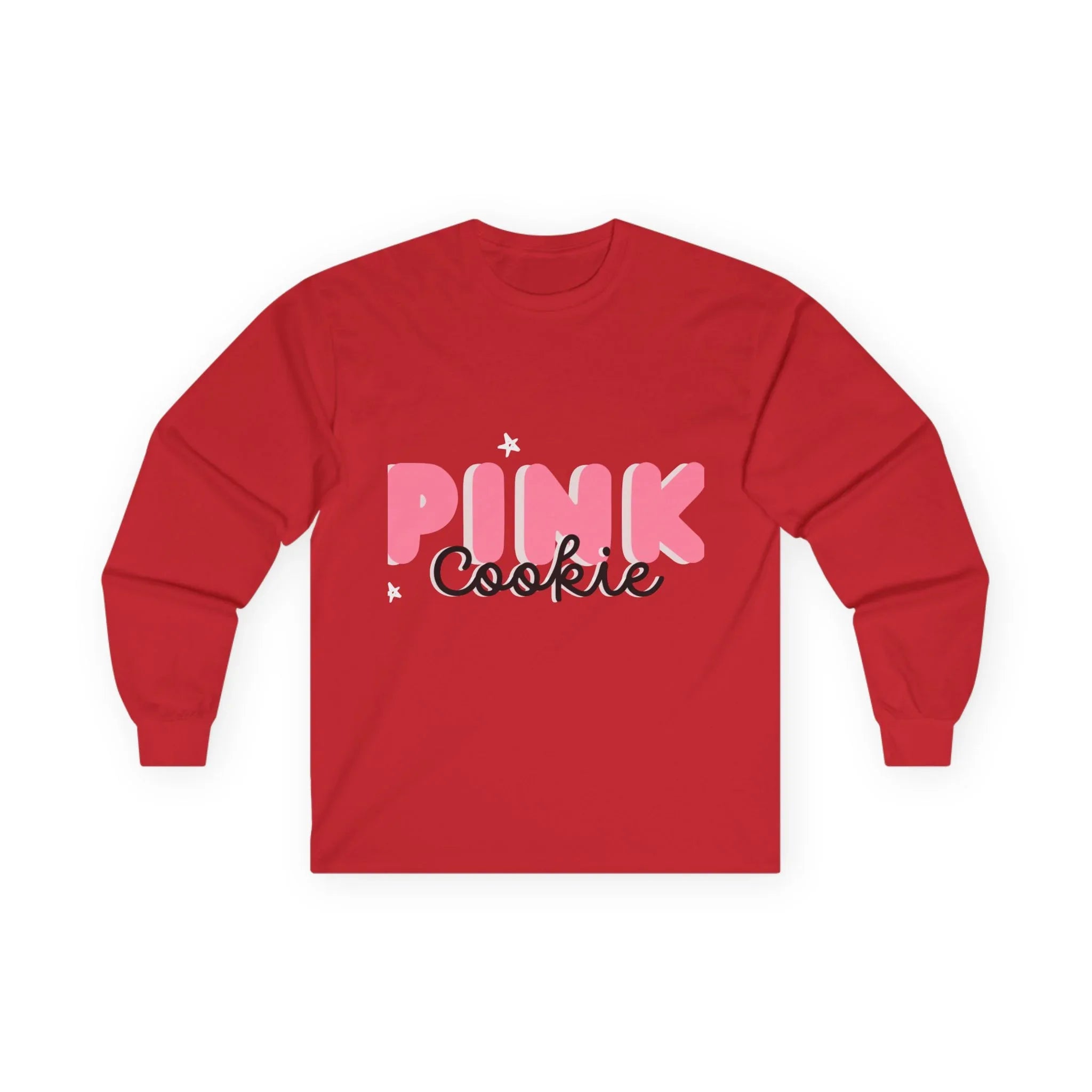 Pink Cookie Long Sleeve Tee - Sweet Treat Vibe - RizQ Life 