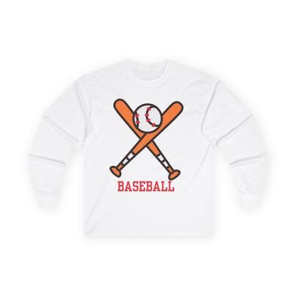 Baseball Theme Long Sleeve Tee