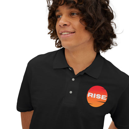 Piqué Polo Shirt - RISE Men's Classic Comfort for Everyday Style