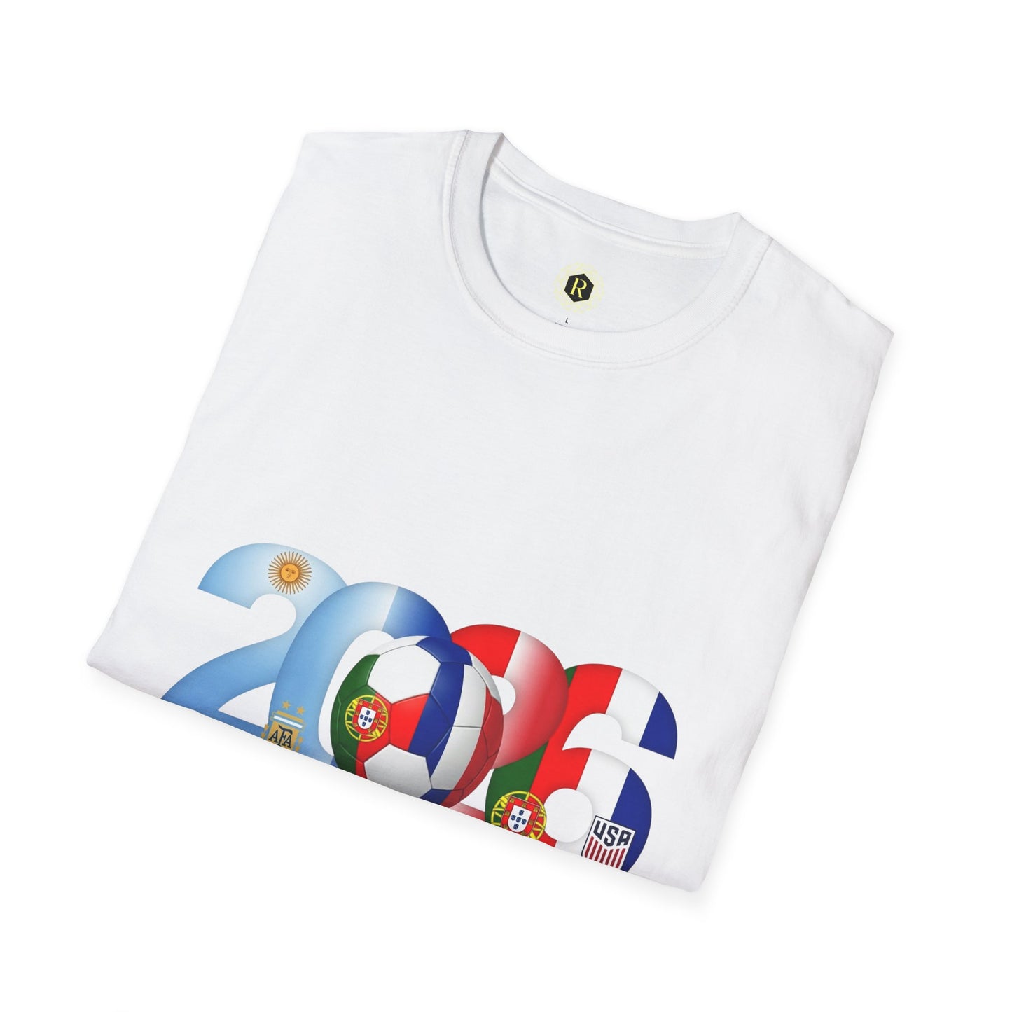 2026 Soccer Unisex Shirt | POR ARG FRA USA Football Tee