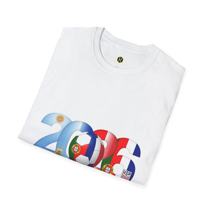 2026 Soccer Unisex Shirt | POR ARG FRA USA Football Tee