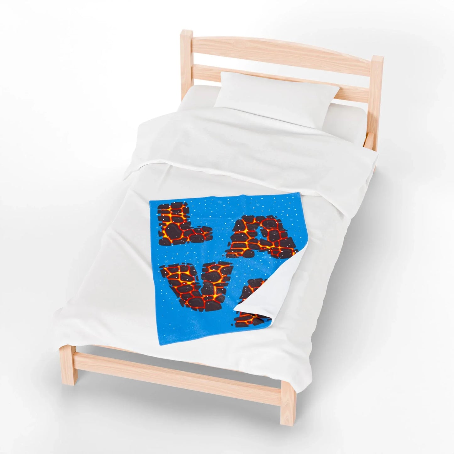 Lava Velveteen Plush Blanket - Cozy Kids Throw & Fun Home Decor Gift - RizQ Life 