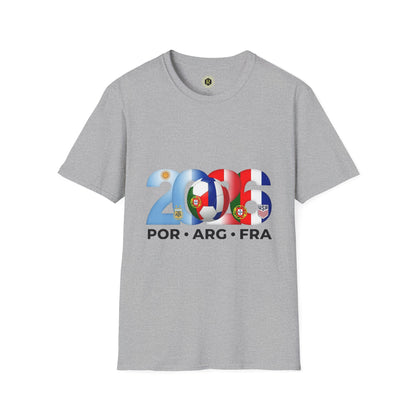 2026 Soccer Unisex Shirt | POR ARG FRA USA Football Tee